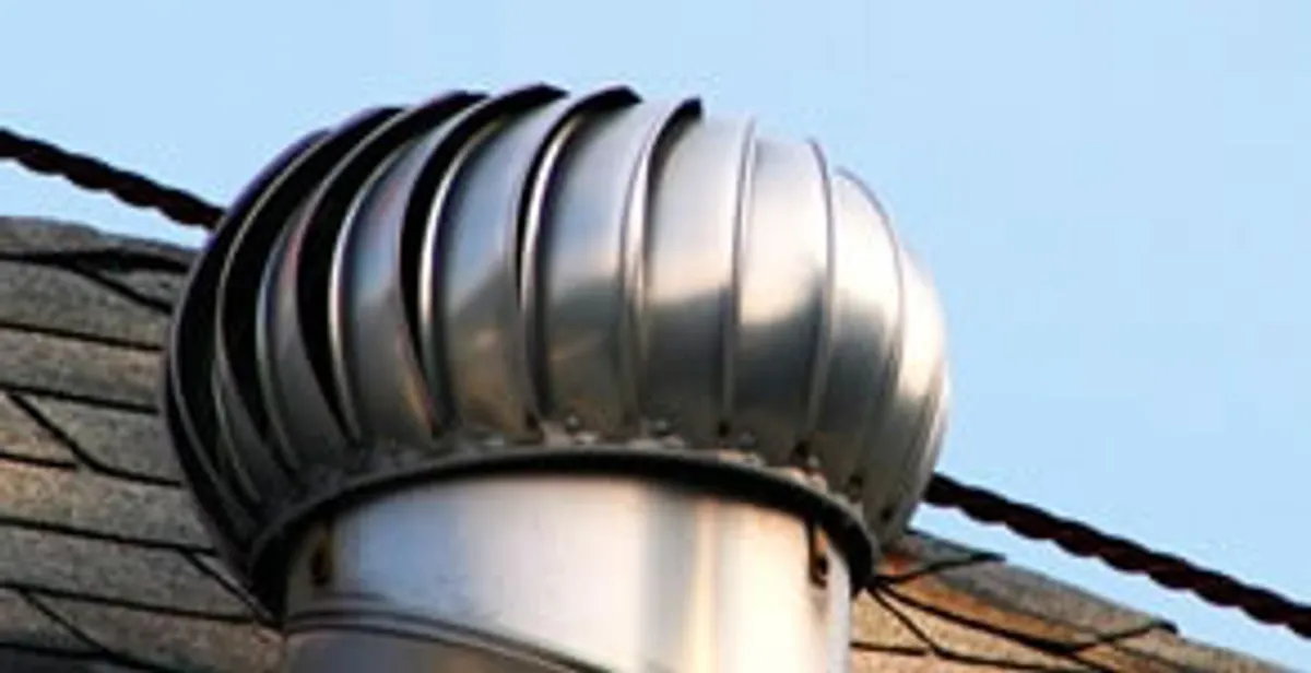 attic fan installation services with professionally installed roof ventilation unit in Charleston, SC