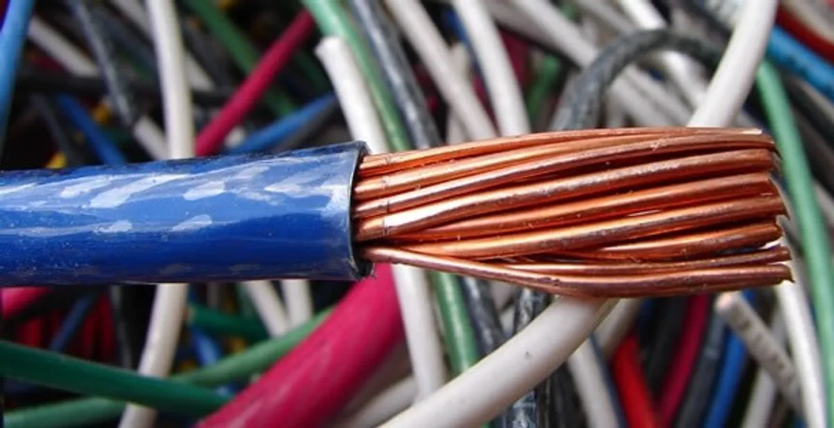 electrical wiring services showing exposed copper conductors and cable preparation in Charleston, SC