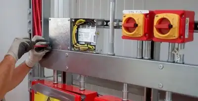 fire alarm installation service with certified electricians wiring fire alarm control equipment in Charleston, SC