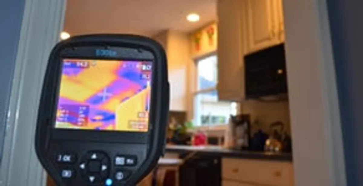 home energy audit service using thermal imaging to evaluate electrical efficiency inside a home in Charleston, SC