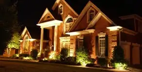 landscape lighting installation services enhancing residential exterior lighting in Charleston, SC