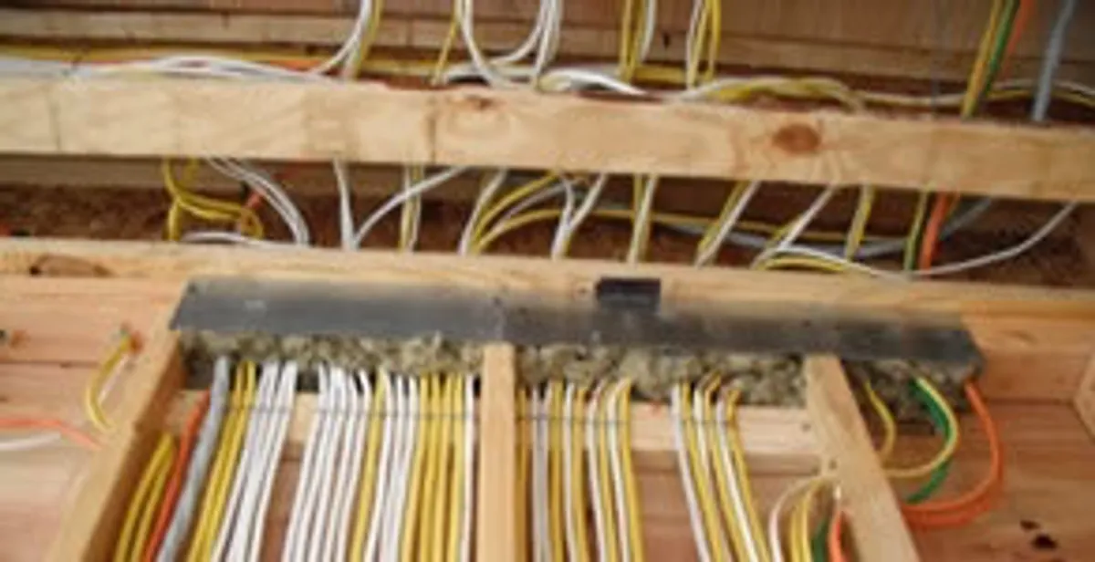 new construction wiring services with organized electrical rough-in performed by licensed electricians in Charleston, SC