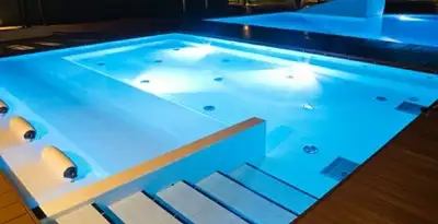 pool light installation and repair services providing modern illuminated pool lighting in Charleston, SC