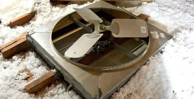 whole house fan installation services with attic-mounted ventilation unit in Charleston, SC